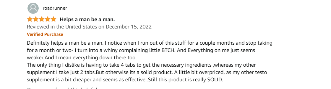 Roman Testosterone Amazon Review